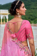 Multi Colour Embroidered Lehenga Set with Mirror & Floral Detailing RTI
