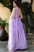 Lavender Glow  Sequins Embroidered Lehenga Set RTI