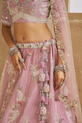 Pink Sequins Work Lehenga choli with Pink Dupatta RTI