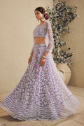 Designer Lavender Nat Lehenga Choli with Dupatta | Indian Ethnic Wear UK RTI