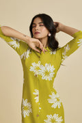 Stylish Yellow Kurta Co-ord Set | Floral Indian Outfit for Women PR