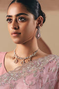 Light Pink Embroidered Saree with Rich Pink Blouse – Elegant Party Wear RTI