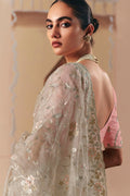 Festive Grey Saree with Zari Embroidery – Party Ready Look RTI