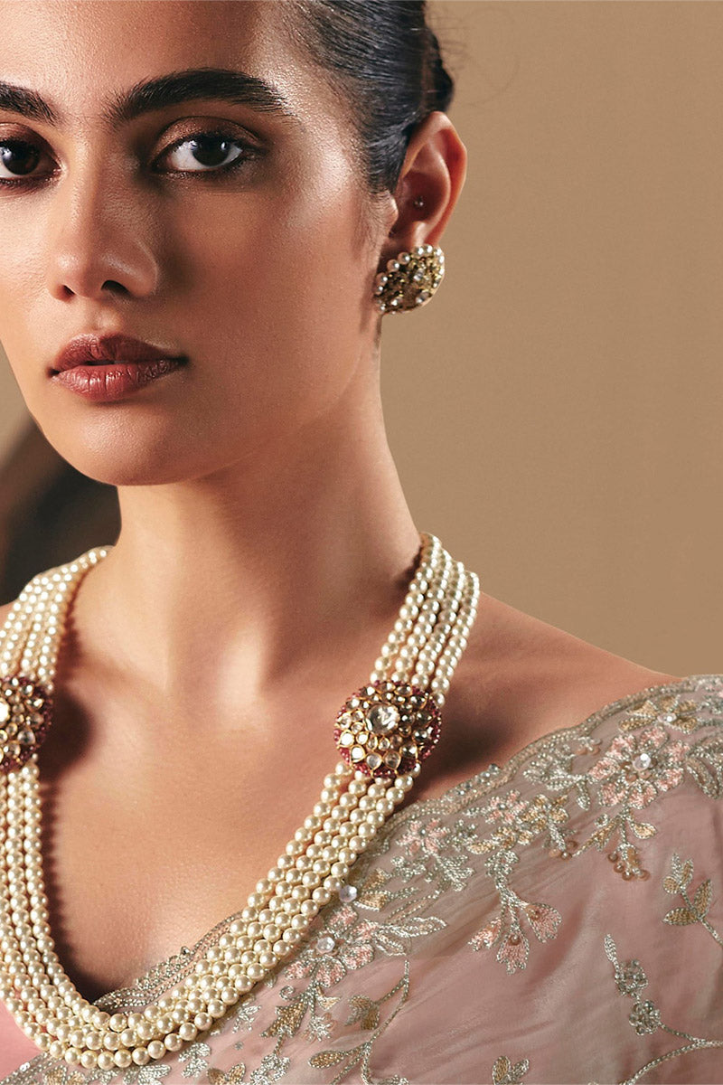 Festive Grey Saree with Zari Embroidery – Party Ready Look RTI