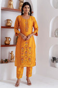 Festive Fuchsia Embroidered Kurta Suit | Traditional Wear for Women RTI
