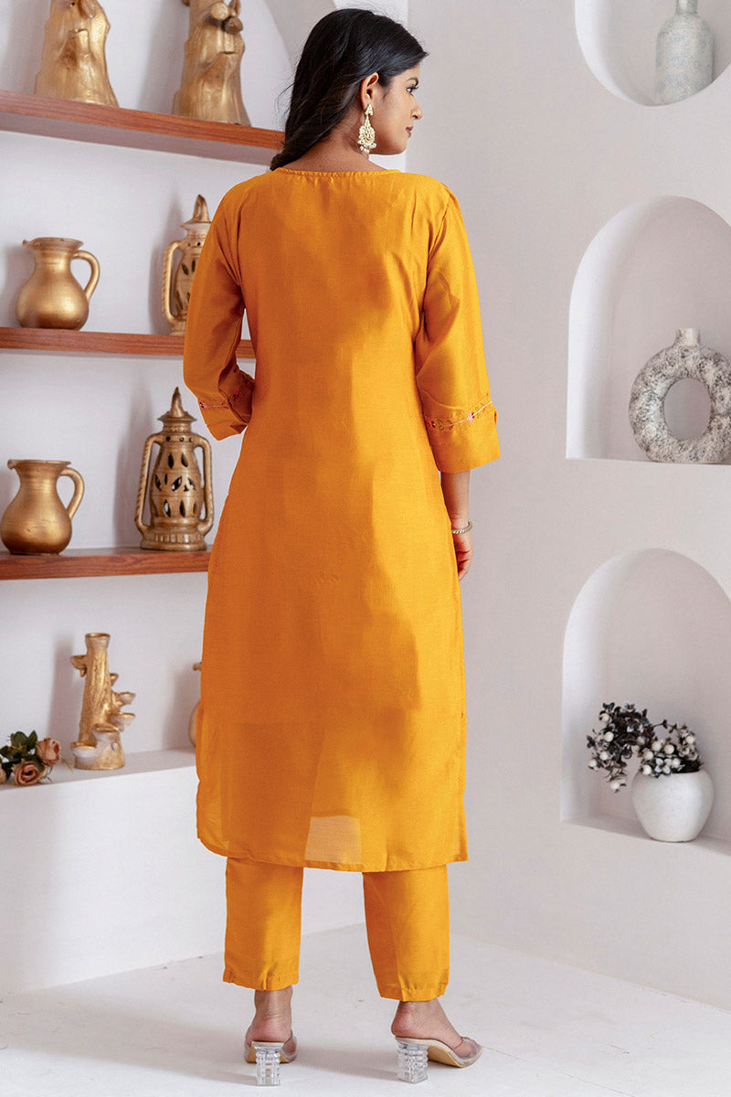 Festive Fuchsia Embroidered Kurta Suit | Traditional Wear for Women RTI