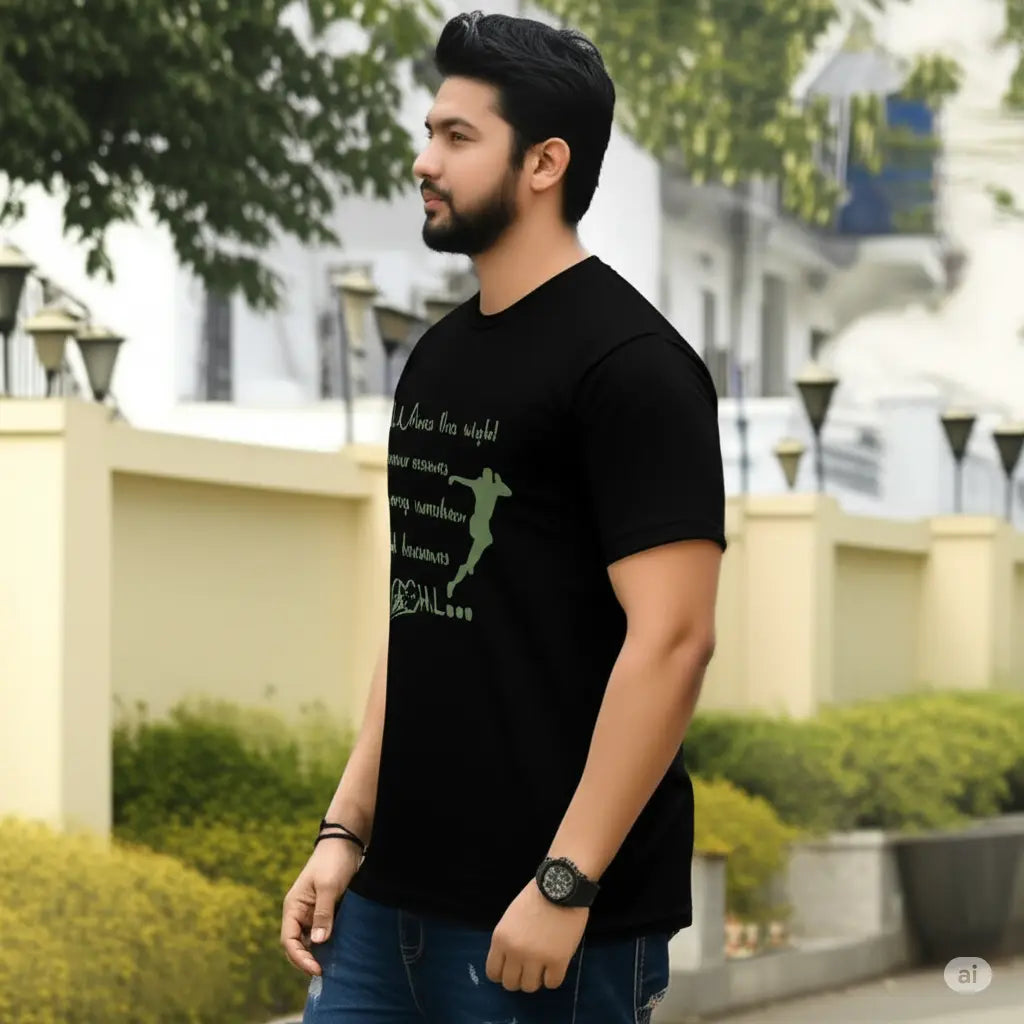 A Goal - Graphic T-Shirt – 100% Cotton - Black & White Variants Offbeat