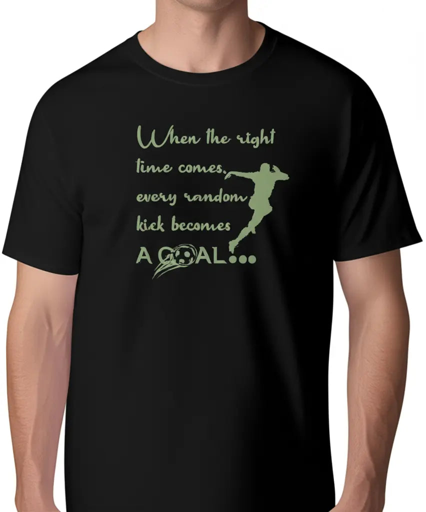 A Goal - Graphic T-Shirt – 100% Cotton - Black & White Variants Offbeat