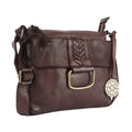 Asta - The Shoulder Handbag -Cognac & Dark Brown Kompanero