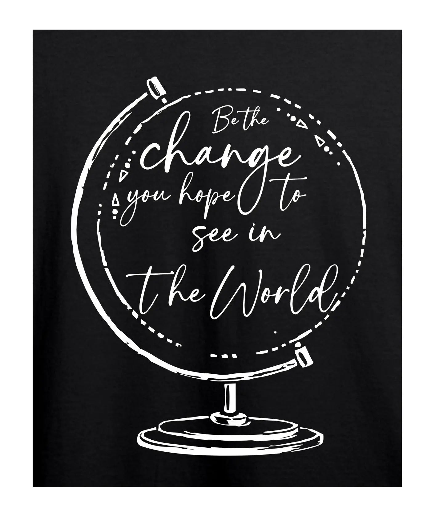 Be The Change - Graphic T-Shirt – 100% Cotton - Black & Maroon Variants Offbeat