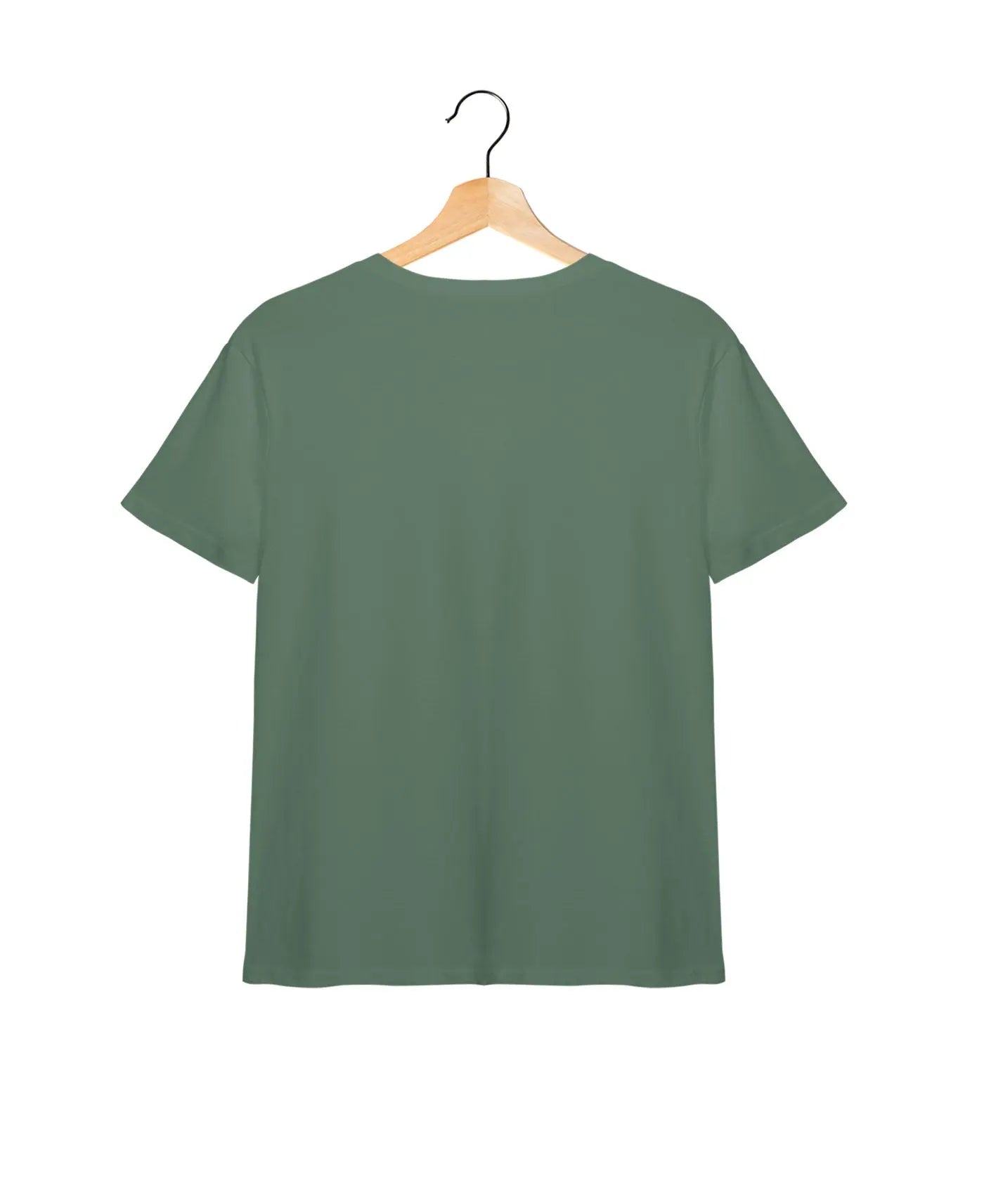 "Elephant and Mouse" - Kids Unisex T-Shirt – Premium Round Neck - Basil Green and Red - 100% Cotton Offbeat