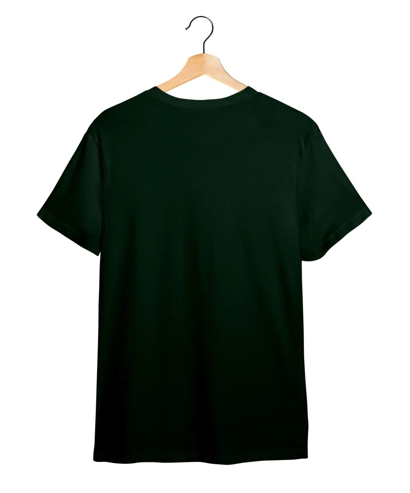 "Gaja Ganesha" Printed T-Shirt – Premium Round Neck - Bottle Green - 100% Cotton Offbeat
