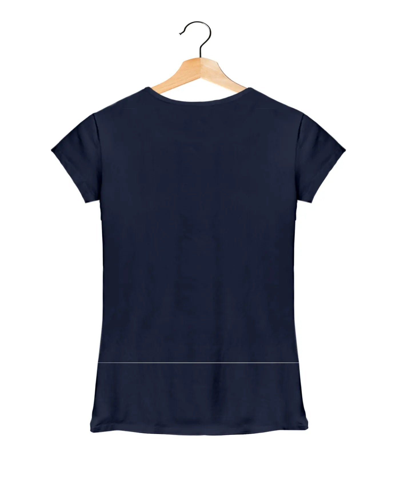 I am a Leaf - Women’s T-Shirt – Premium Round Neck - Navy Blue - 100% Cotton Offbeat