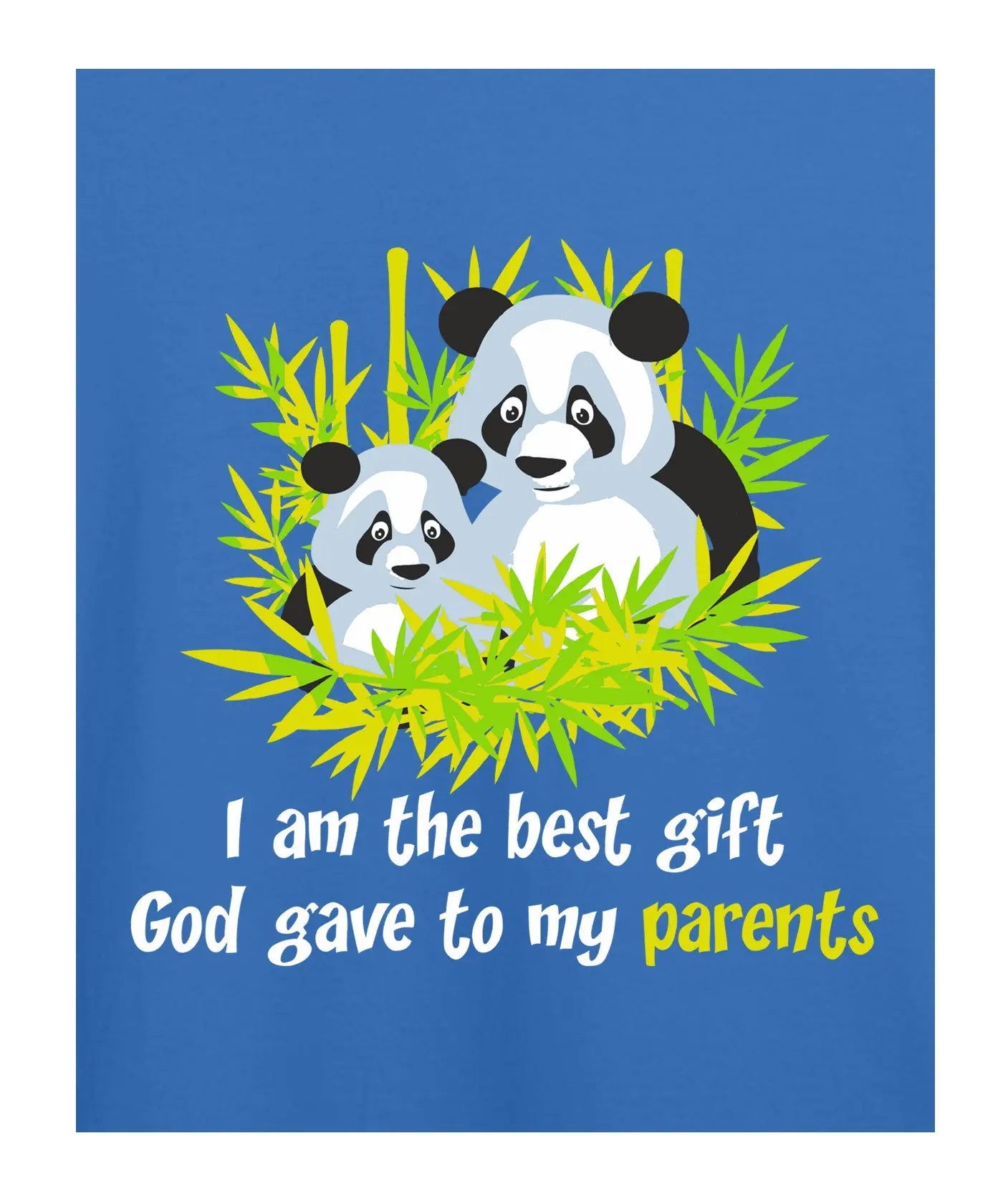 "I am the Best Gift" - Kids Unisex T-Shirt – Premium Round Neck - Electric Blue - 100% Cotton Offbeat