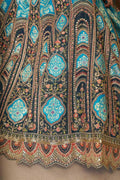 Blue Banarasi Aari Work Lehenga with Dupatta KSR