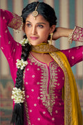 Rani Pink Salwar set who love vibrant ethnic fashion LF