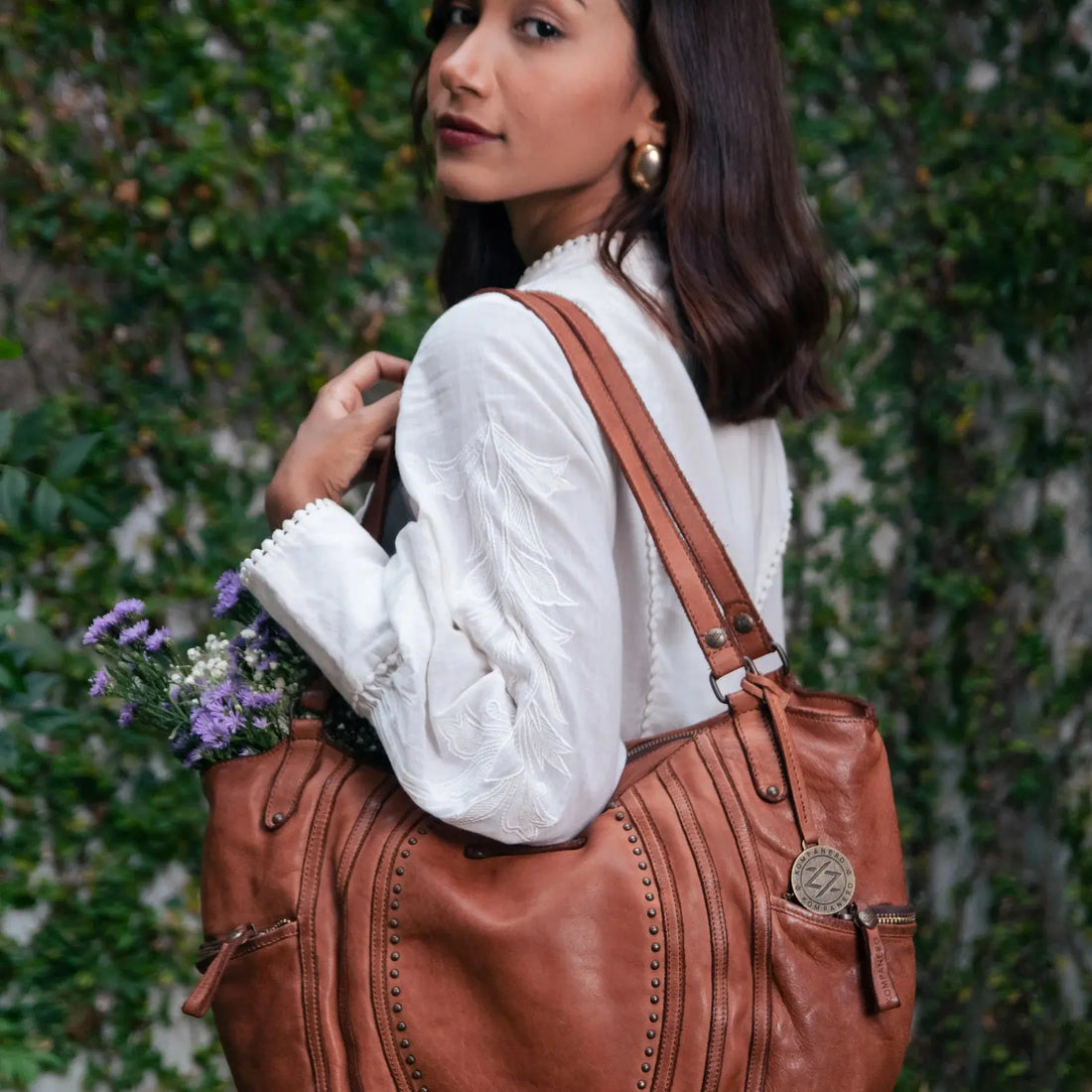 Lucy - The Handbag - Mustard and Cognac Kompanero