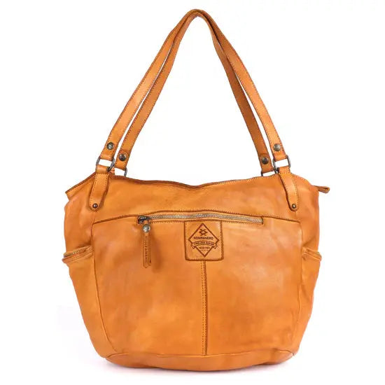 Lucy - The Handbag - Mustard and Cognac Kompanero