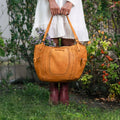 Lucy - The Handbag - Mustard and Cognac Kompanero