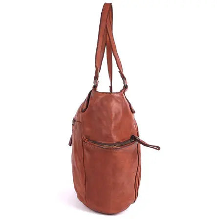 Lucy - The Handbag - Mustard and Cognac Kompanero