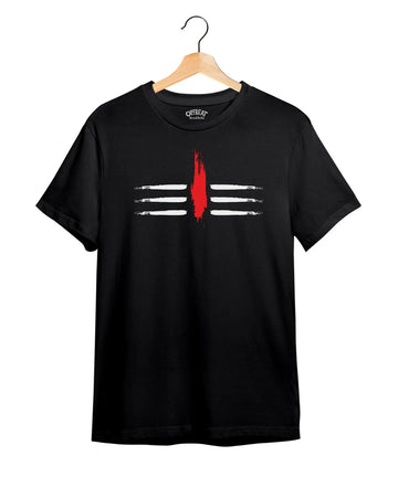 "Mahakal" Printed T-Shirt – Premium Round Neck - Black - 100% Cotton Offbeat