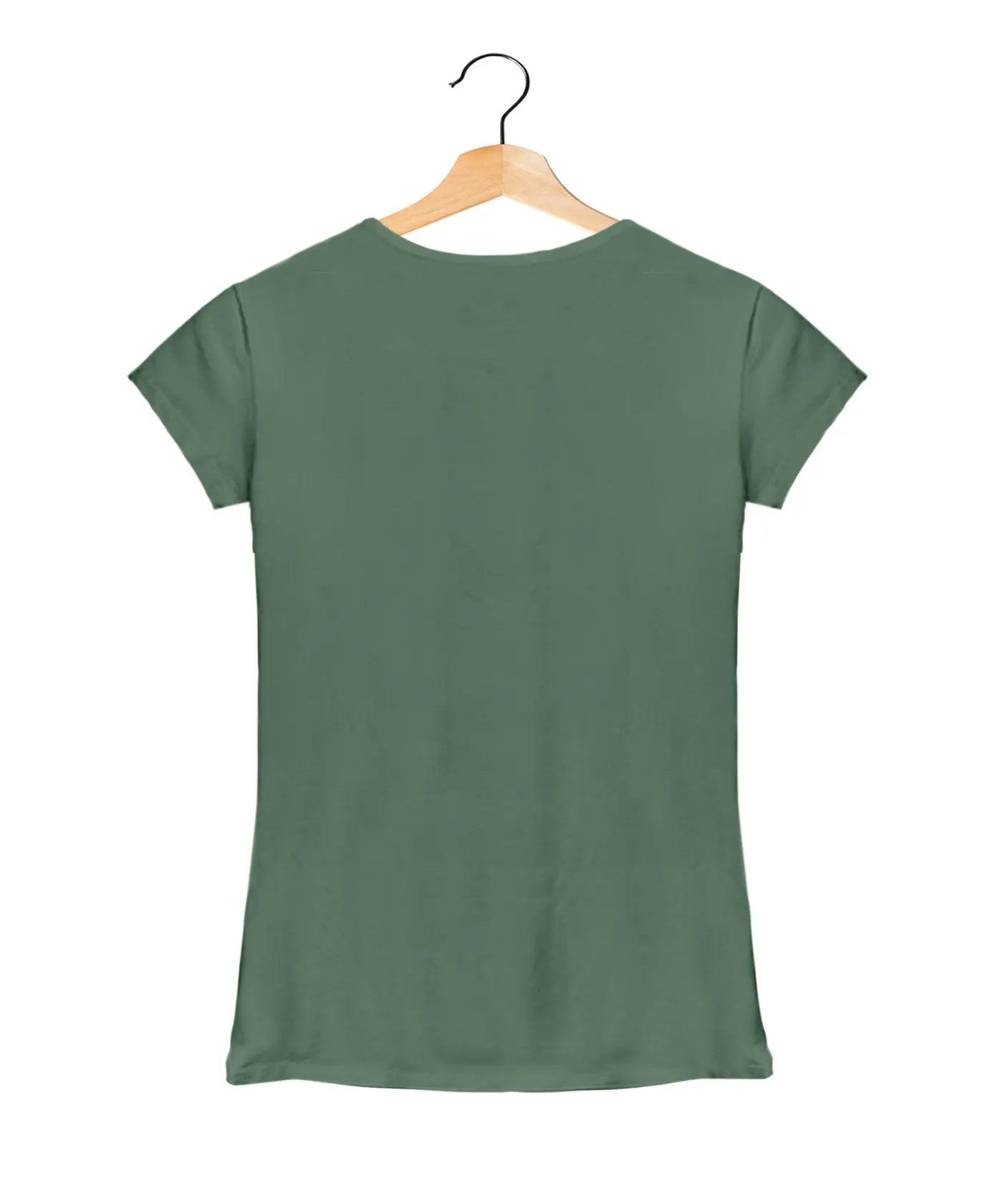 Mandala Yoga - Women’s T-Shirt – Premium Round Neck - Basil Green - 100% Cotton Offbeat