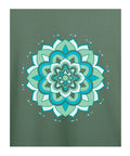 Mandala Yoga - Women’s T-Shirt –  Premium Round Neck - Basil Green - 100% Cotton Offbeat