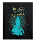 My Life My Rules - Graphic T-Shirt – Black - 100% Cotton Offbeat