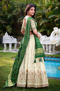 Elegant Ivory Embroidered Lehenga for Weddings & Festive Wear PR