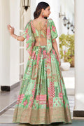 ulticolour Pastel Patchwork Lehenga for Festive Wear PR