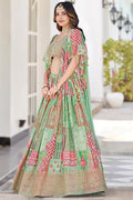 ulticolour Pastel Patchwork Lehenga for Festive Wear PR