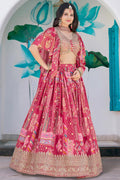 Festive Patchwork Pink Lehenga Set – Stylish Indian Outfit in UK PR