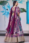 Lightweight Printed Embroidered Lehenga – Perfect for Day Events PR