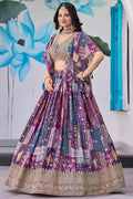 Lightweight Printed Embroidered Lehenga – Perfect for Day Events PR