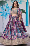 Lightweight Printed Embroidered Lehenga – Perfect for Day Events PR