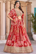 Trendy Patchwork Lehenga Choli with Modern Blouse Design PR