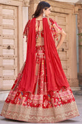Trendy Patchwork Lehenga Choli with Modern Blouse Design PR