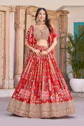 Trendy Patchwork Lehenga Choli with Modern Blouse Design PR