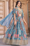 Pastel Printed Lehenga for Mehendi, Sangeet & Festive Functions PR