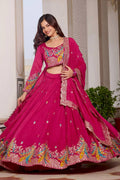 Elegant Indian Ethnic Wear Lehenga with Pink Design PR