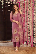 Onion Embroidered Kurta Set with Dupatta | Elegant Festive Wear UK PR
