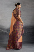 Stunning Coffee Festive Saree – Traditional Indian Attire PR
