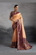 Stunning Coffee Festive Saree – Traditional Indian Attire PR