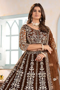 Coffee Lehenga for Bridesmaids & Wedding Guests – Embroidered Elegance RTI