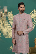 Heritage-Inspired Onion Sherwani & Churidar – Royal Men's Outfit PR