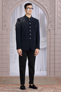 Stylish Indo-Western Jacket– Blue Edition PR