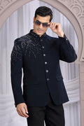 Stylish Indo-Western Jacket– Blue Edition PR