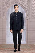 Stylish Indo-Western Jacket– Blue Edition PR