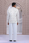 Cream Indo-Western Set – Wedding & Reception Look PR