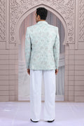 Party Ready Indo-Western Suit – Men's Pista Green Look PR